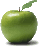 green apple decal
